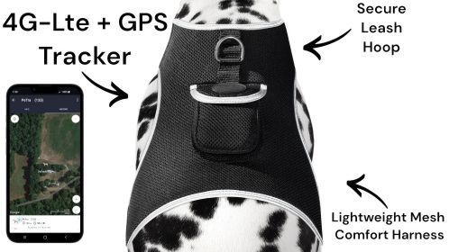 Wireless GPS tracking collar extra small size