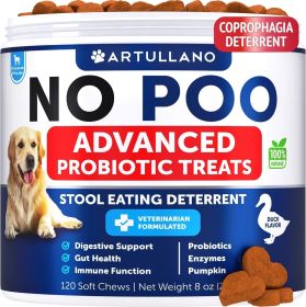 No Poo Chews for Dogs with Probiotics & Enzymes